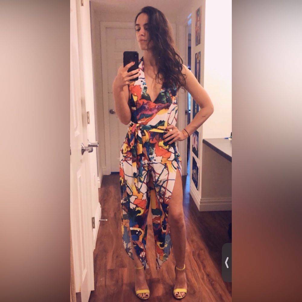 Alberto Makali Multicolor Abstract Jumpsuit - Picture 12 of 13